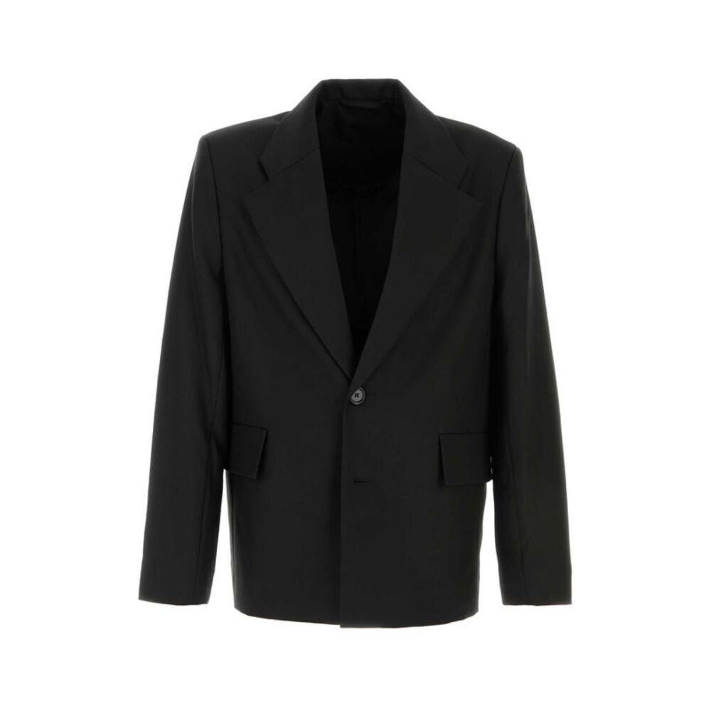 Sefr Men Black Twill Blazer